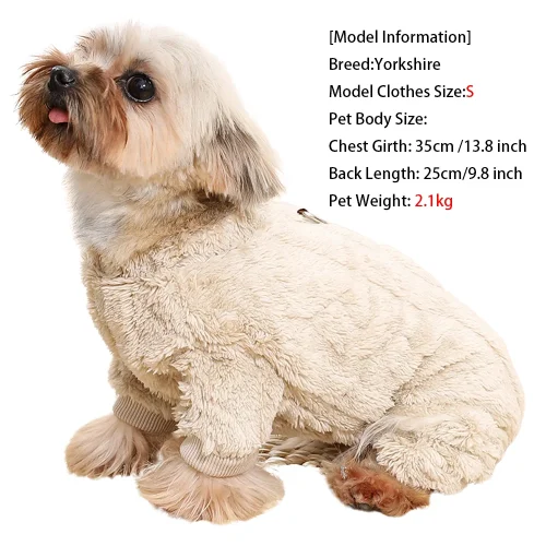 Warm Soft Winter Dog Jumpsuit”