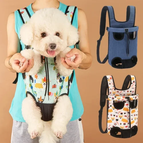 Camouflage Outdoor Breathable Dog Backpack