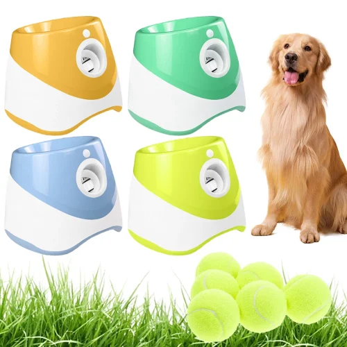 Interactive Pet Tennis Ball Launcher