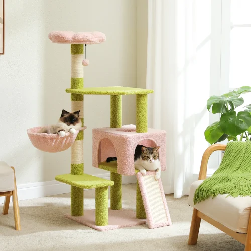 Flower Cat Tree Multi-Level