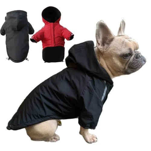 Cotton Hooded Reflective Dog Winter Jacket
