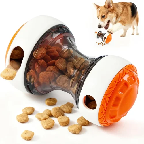 Interactive Adjustable Treat Dispensing Dog Ball