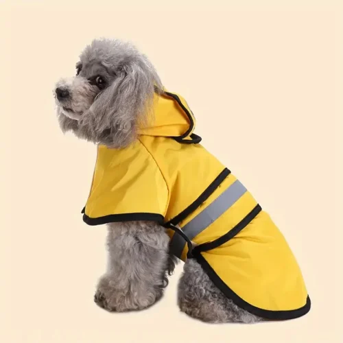 Adjustable Waterproof, Windproof Dog Raincoat!
